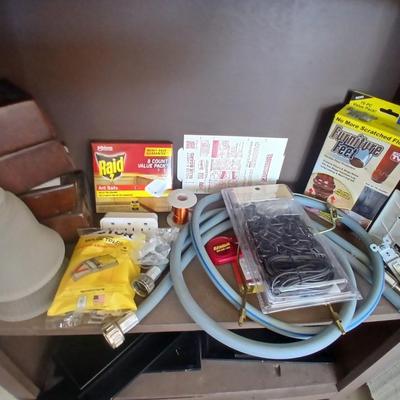 Assorted small home hardware and repair lot