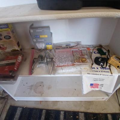 Assorted small home hardware and repair lot