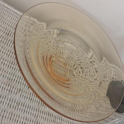 Stained Glass Lamp shade and Glass Decor Lot