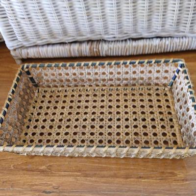 Wicker & Woven Basket Assortment – 3 Pieces