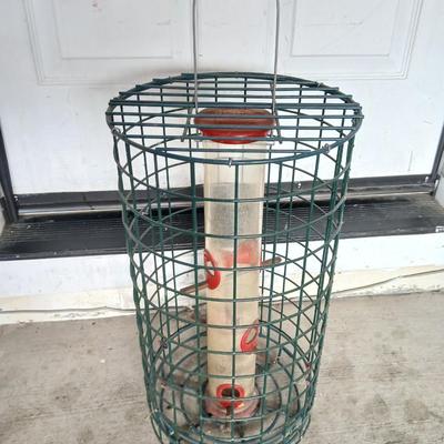 Wild Birds Unlimited Caged bird feeder - keeps the squirrels out!