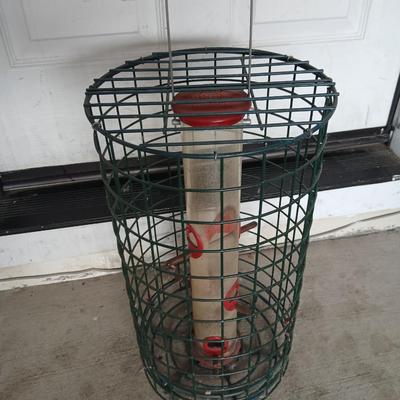 Wild Birds Unlimited Caged bird feeder - keeps the squirrels out!