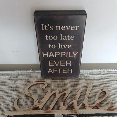 Smile, it's never to late to live Happily ever after!
