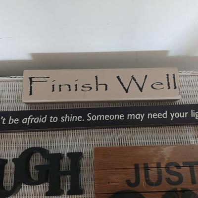 Don't be afraid to shine, someone may need your light, and other sayings - cute wall art!