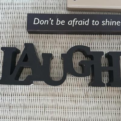 Don't be afraid to shine, someone may need your light, and other sayings - cute wall art!