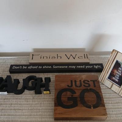 Don't be afraid to shine, someone may need your light, and other sayings - cute wall art!