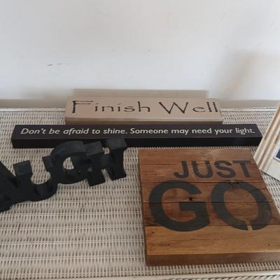 Don't be afraid to shine, someone may need your light, and other sayings - cute wall art!