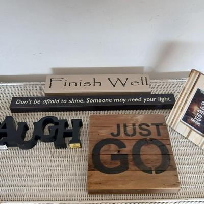 Don't be afraid to shine, someone may need your light, and other sayings - cute wall art!