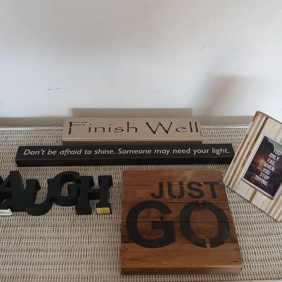 Don't be afraid to shine, someone may need your light, and other sayings - cute wall art!