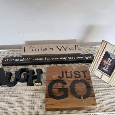 Don't be afraid to shine, someone may need your light, and other sayings - cute wall art!