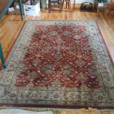 Large Ethan Allen area rug - 5'8" x 7' 8" New Zealand wool Antique Traditions