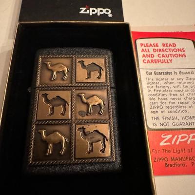 Zippo Camel #Z93 crackle finish lighter circa 1994