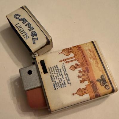 Camel Turkish blend flip top lighter