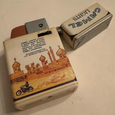 Camel Turkish blend flip top lighter