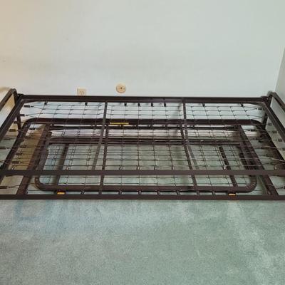 LOT 2B: Twin Bed Frame with Pullout Trundle Bed Frame Included