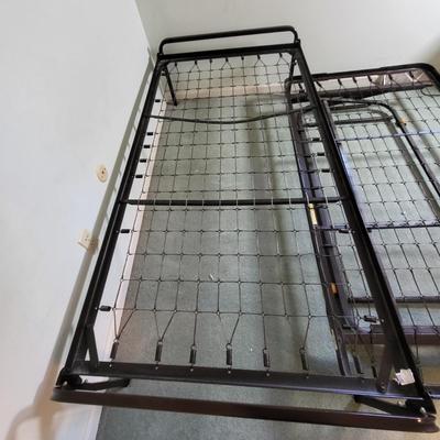 LOT 2B: Twin Bed Frame with Pullout Trundle Bed Frame Included