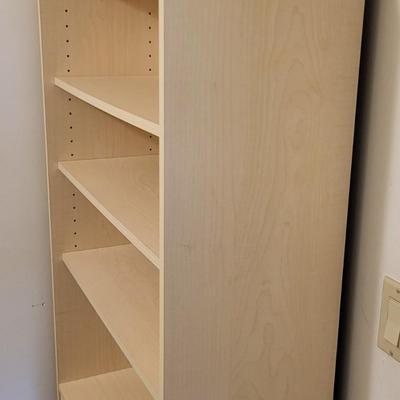 LOT 14H: Modern Wooden Storage Hutch and Cabinet