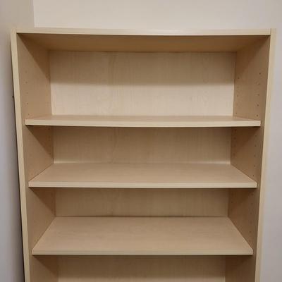 LOT 14H: Modern Wooden Storage Hutch and Cabinet