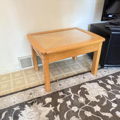 LOT 47F: Vintage Table Trio: Matching Coffee, Console & End Tables