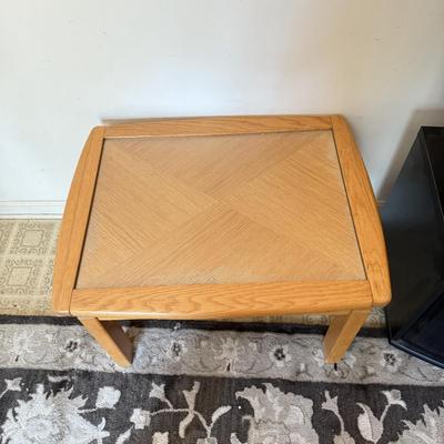 LOT 47F: Vintage Table Trio: Matching Coffee, Console & End Tables