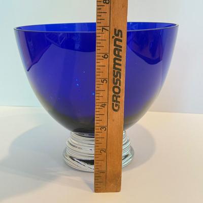 LOT 49F: Vintage Blue Glassware