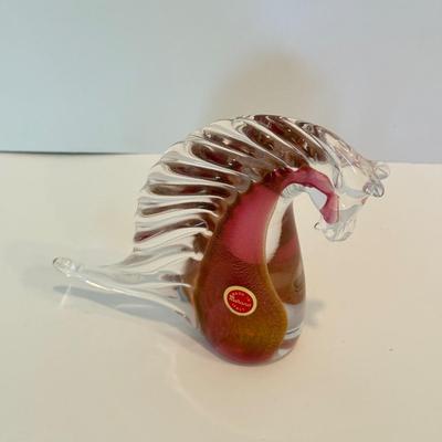 LOT 53F: Vintage Murano Art Glass Horse Sculpture