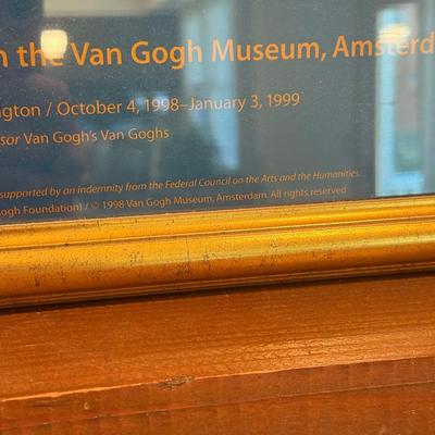 LOT 57F: Van Gogh Framed Museum Amsterdam Print