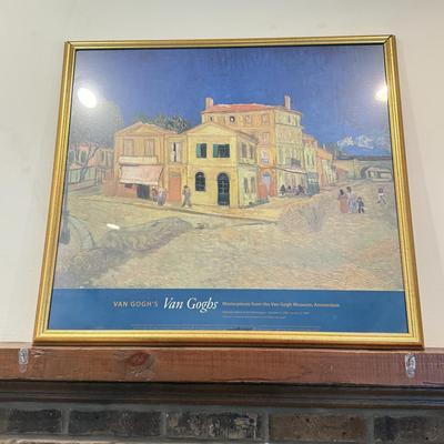 LOT 57F: Van Gogh Framed Museum Amsterdam Print