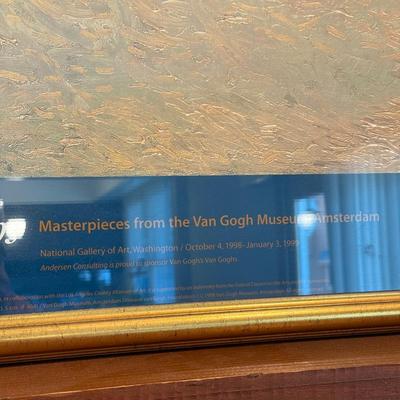LOT 57F: Van Gogh Framed Museum Amsterdam Print