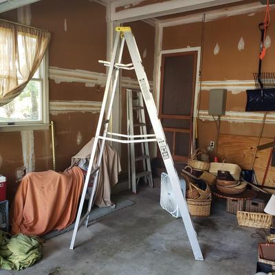 LOT 62G: Set of Two Metal Step Ladders