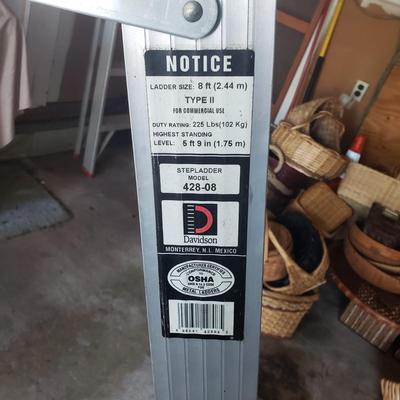 LOT 62G: Set of Two Metal Step Ladders