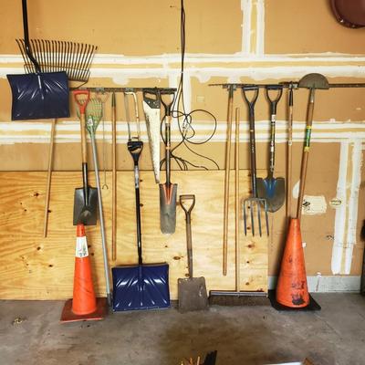 LOT 63G: Assorted Tools, Gardening Supplies, and Equipment