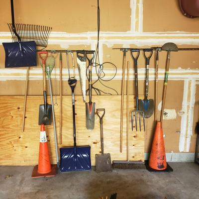 LOT 63G: Assorted Tools, Gardening Supplies, and Equipment