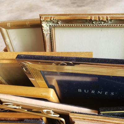 LOT 64G: Assorted Styles and Sizes of Frames; New and Vintage in Baskets