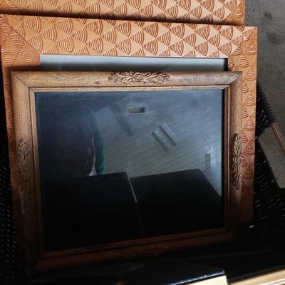 LOT 65G: Large Assortment of Beautiful Decorative Frames; Brass, Wood, and Metal in Baskets