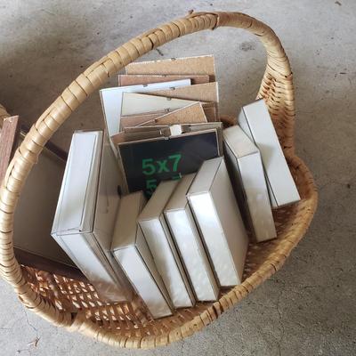 LOT 66G: Huge Collection of New and Used Frames for Crafting, Decor, and More