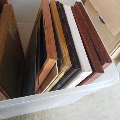 LOT 66G: Huge Collection of New and Used Frames for Crafting, Decor, and More