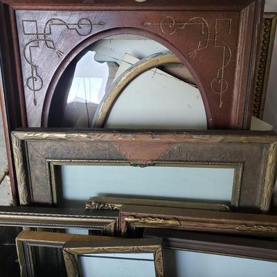 LOT 66G: Huge Collection of New and Used Frames for Crafting, Decor, and More