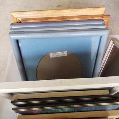 LOT 66G: Huge Collection of New and Used Frames for Crafting, Decor, and More