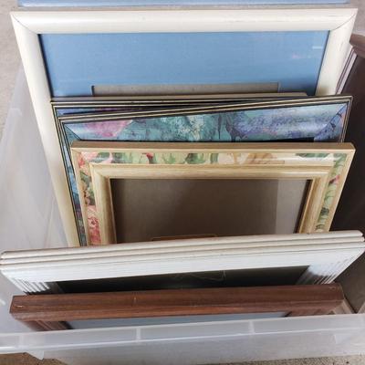LOT 66G: Huge Collection of New and Used Frames for Crafting, Decor, and More