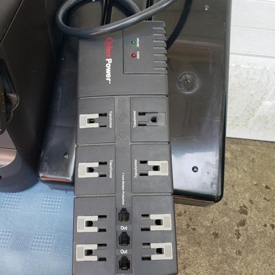 LOT 74G: Office Equipment; P-Touch Labeler, HP Office Jet Printer, Desk Organization, and More