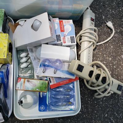 LOT 75G: Lighting Assortment; Bulbs, Timers, and More
