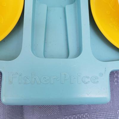 LOT 77G: Toy Collection; Vintage Fisher-Price Tea Set, Building Blocks, Spider Man Operation, and More