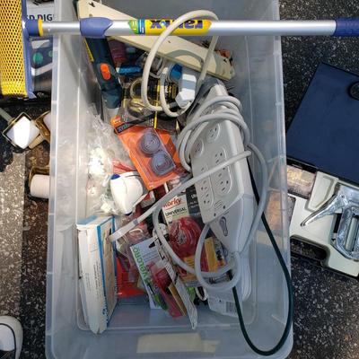 LOT 78G: Assortment of Tools and Accessories; Dremel, Black&Decker Drill, Swingline Staple Gun, and More