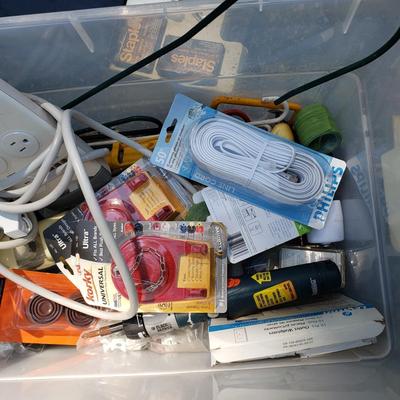 LOT 78G: Assortment of Tools and Accessories; Dremel, Black&Decker Drill, Swingline Staple Gun, and More