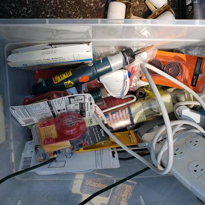 LOT 78G: Assortment of Tools and Accessories; Dremel, Black&Decker Drill, Swingline Staple Gun, and More
