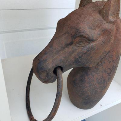 LOT 79G: Antique Metal Horse Hitch