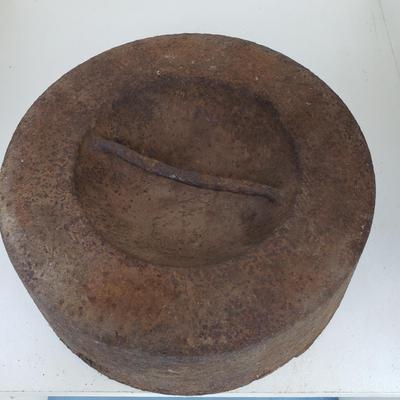 LOT 80G: Set of 3 Antique Horse Tether Weights