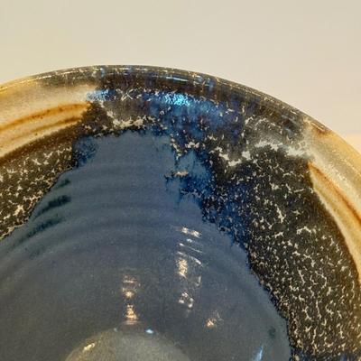 LOT 101F: Three Glazed Pottery Pieces - 2 Signed