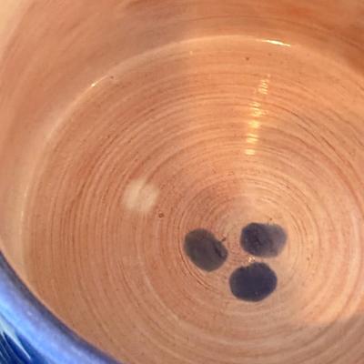 LOT 101F: Three Glazed Pottery Pieces - 2 Signed